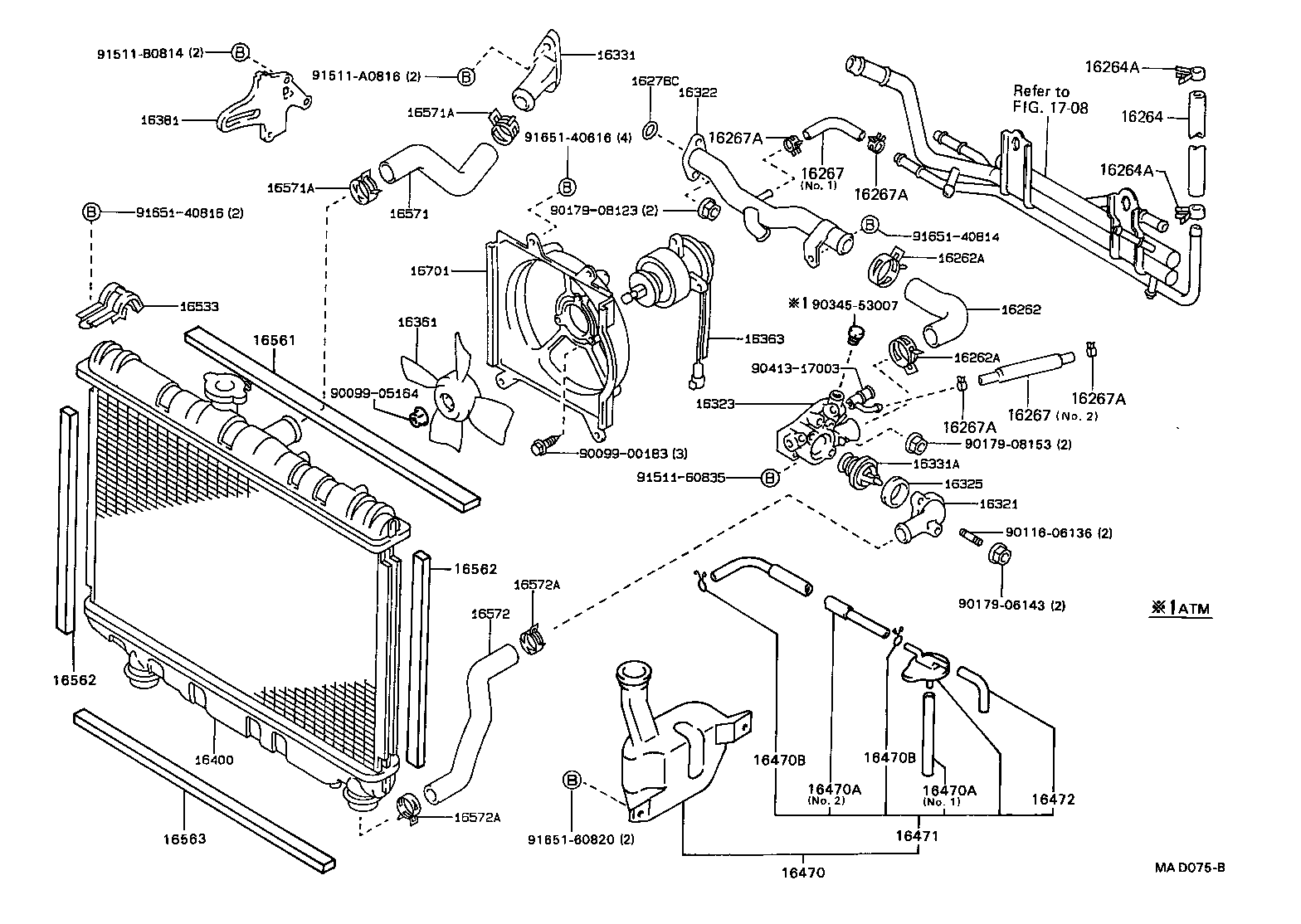 16304-74131 OUTLET, WATER product image
