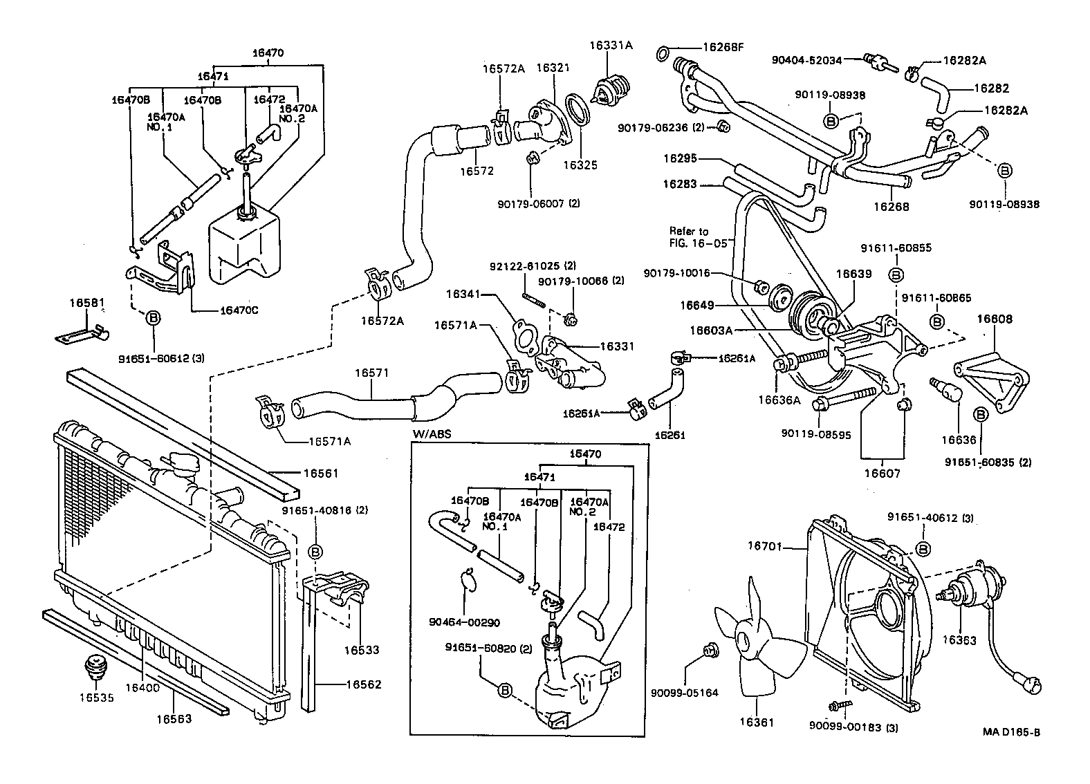 16304-74131 OUTLET, WATER product image