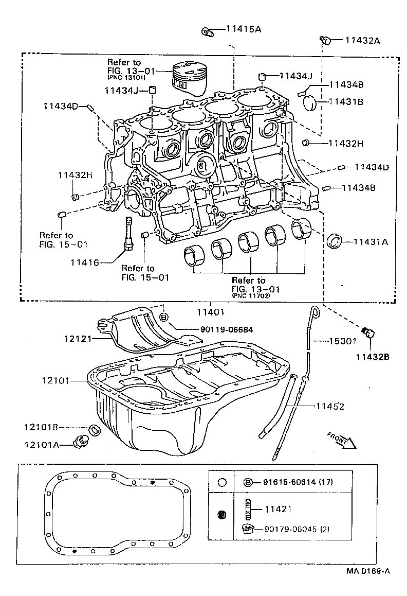 11401-79367 BLOCK SUB-ASSY, CYLINDER product image