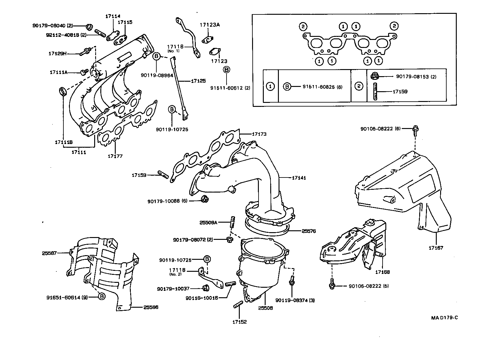 17101-74100 MANIFOLD, INTAKE product image