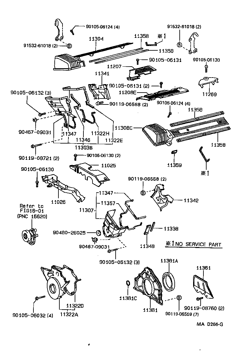 11381-50020 RETAINER, ENGINE REAR OIL SEAL product image