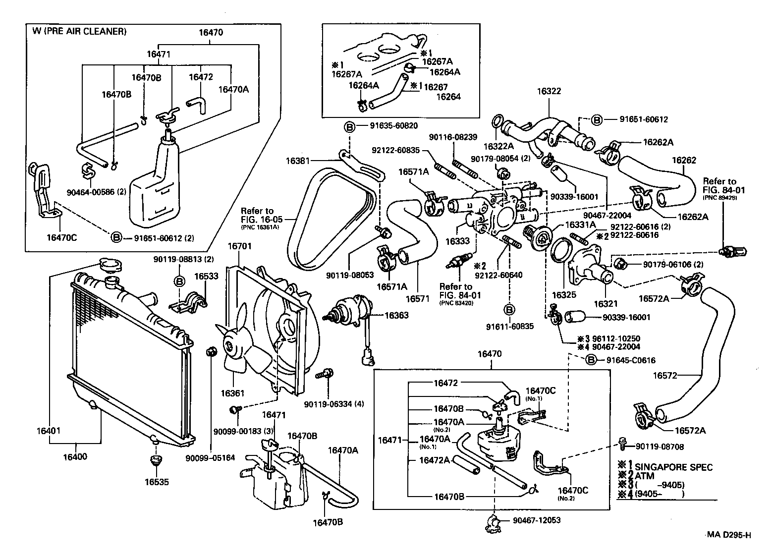 16405-11070 CAP SUB-ASSY, RESERVE TANK product image