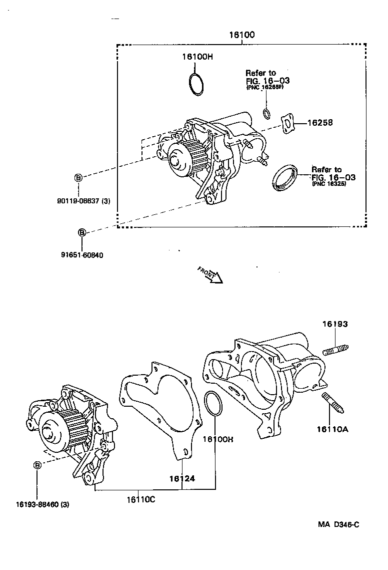 16258-74021 GASKET(FOR HEATER RETURN) product image
