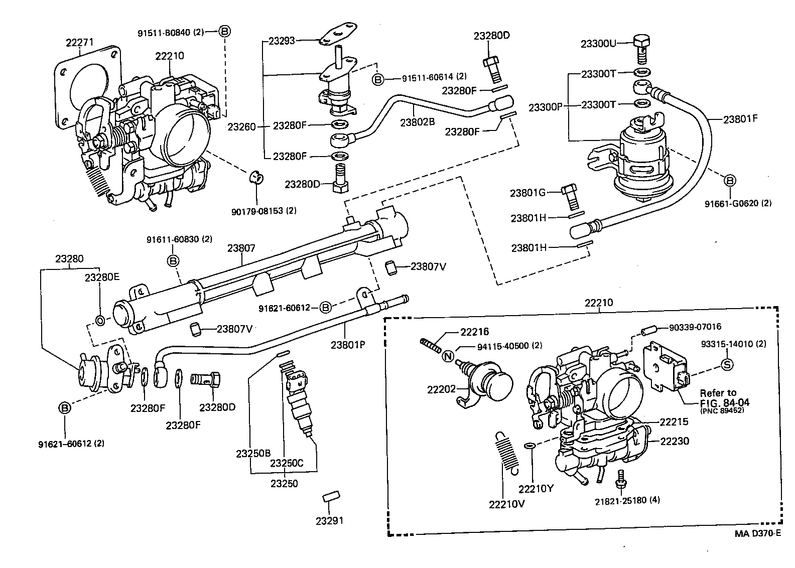 23280-11030 REGULATOR ASSY, FUEL PRESSURE product image