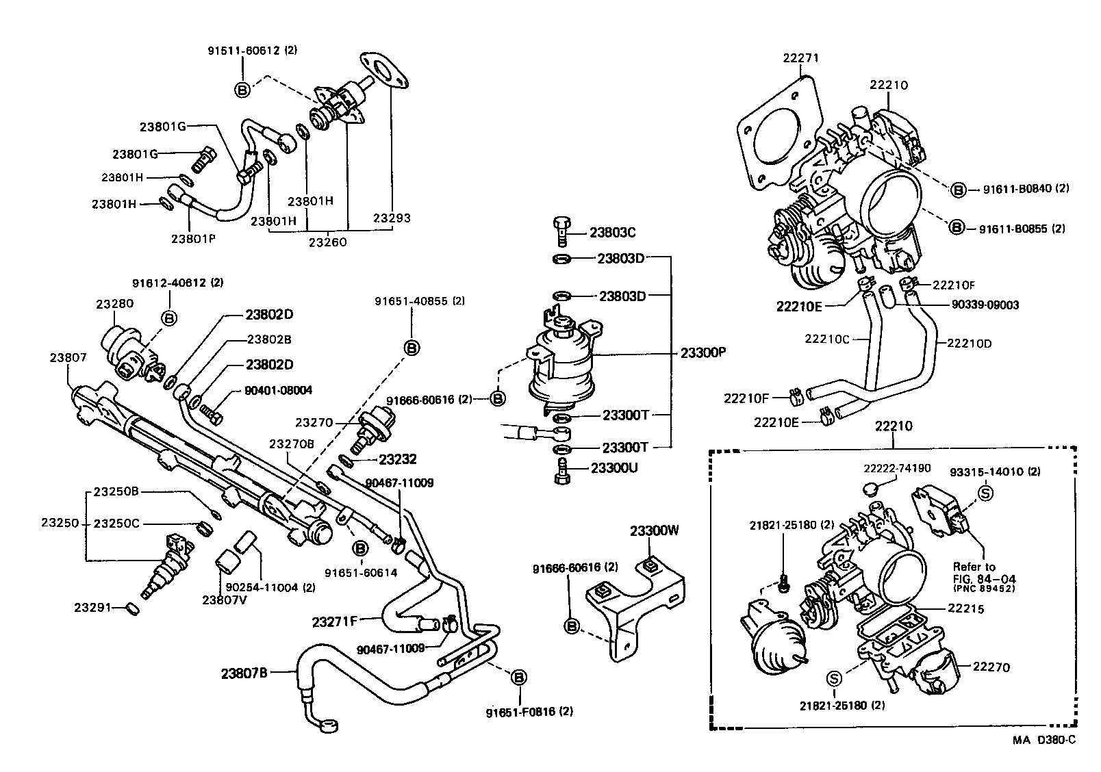 22271-74022 GASKET, THROTTLE BODY product image