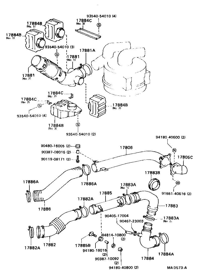 17700-68110 CLEANER ASSY, AIR product image