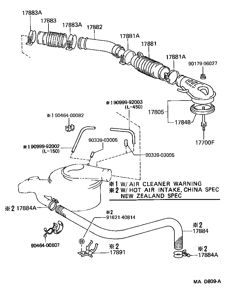 17700-66071 CLEANER ASSY, AIR product image