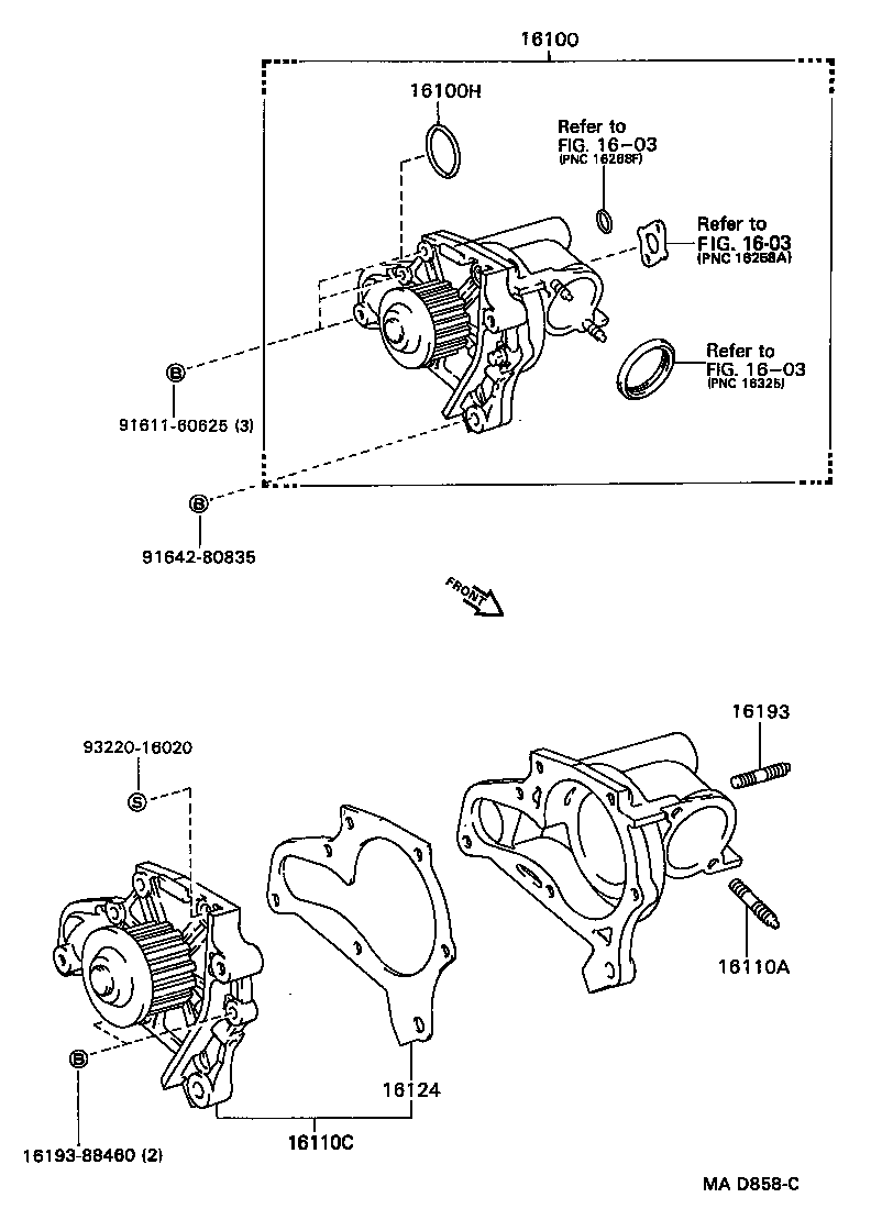 16258-74021 GASKET(FOR HEATER RETURN) product image