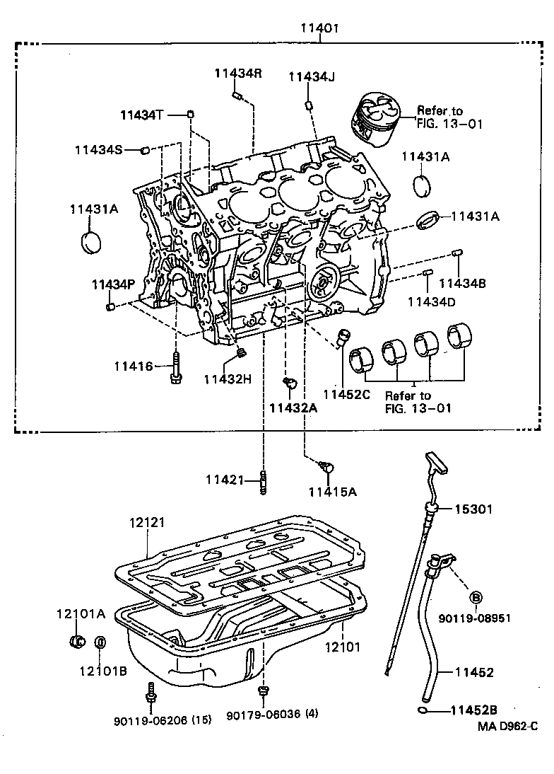 11452-62020 GUIDE, OIL LEVEL GAGE product image