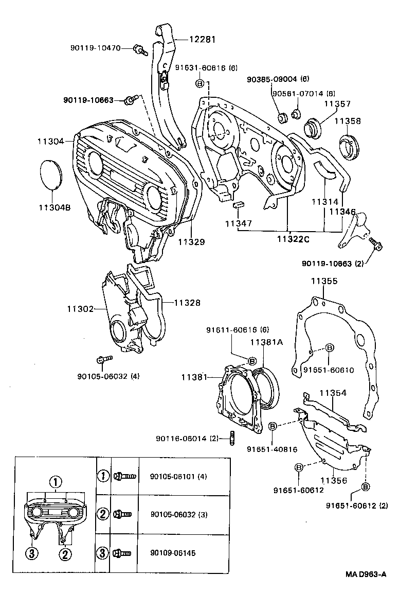 11354-62020 SEAL, FLYWHEEL HOUSING DUST product image