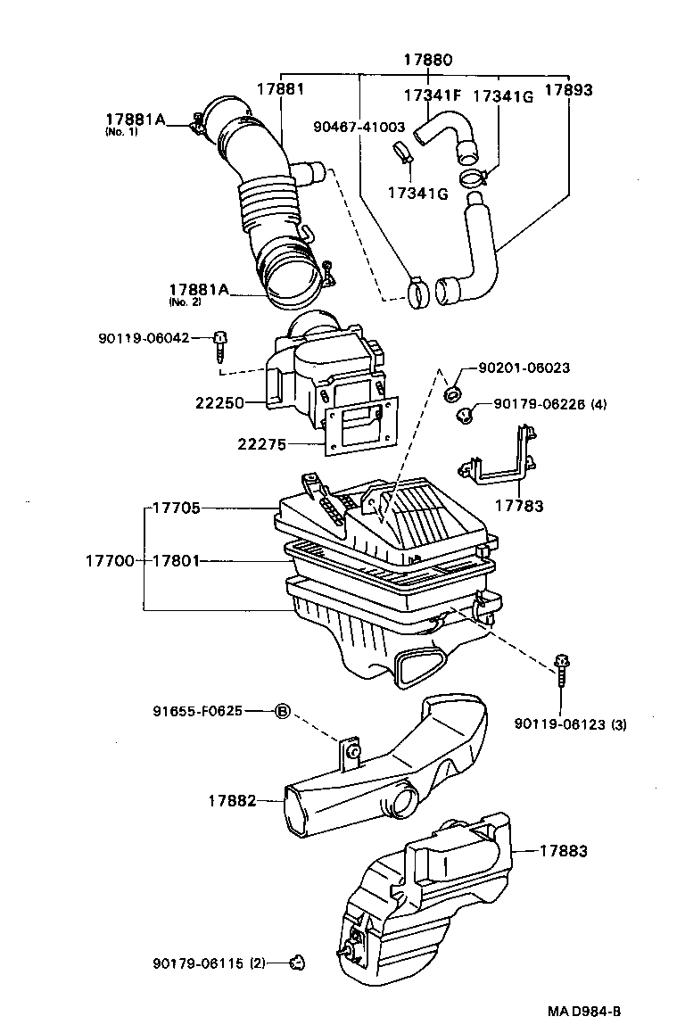 17705-62030 CAP SUB-ASSY, AIR CLEANER product image