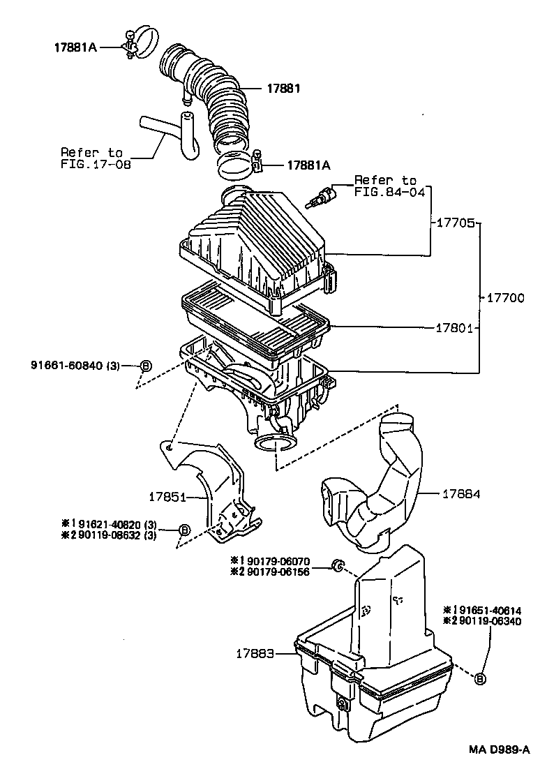 17705-16220 CAP SUB-ASSY, AIR CLEANER product image