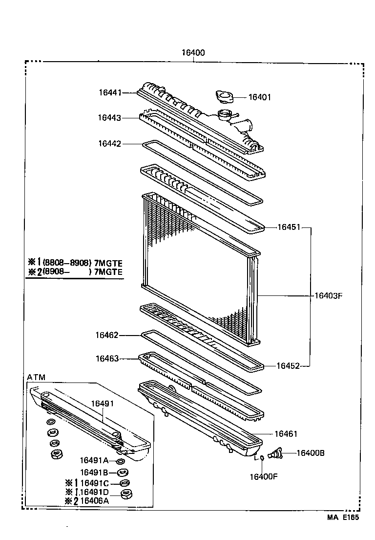 16347-42010 GASKET, WATER BY-PASS product image