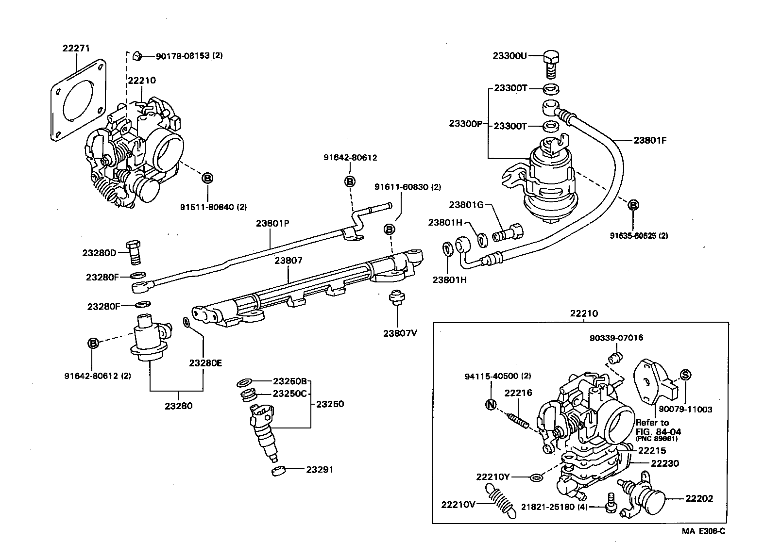 22210-11161 BODY ASSY, THROTTLE product image