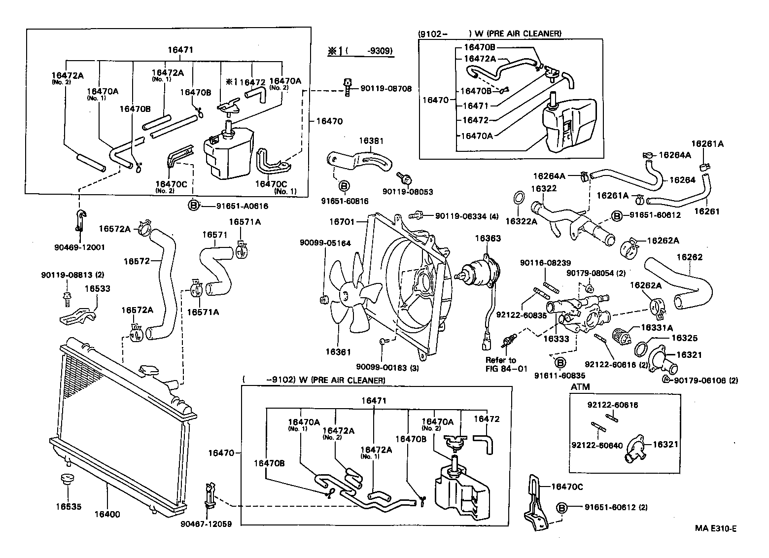 16477-11050 HOSE OR PIPE(FOR RADIATOR RESERVE TANK) product image