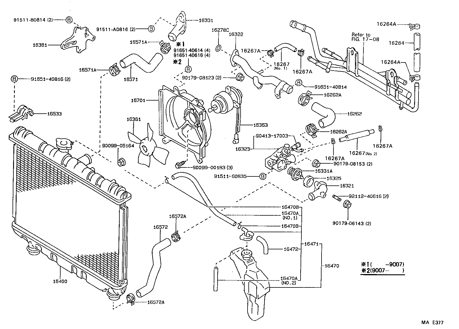 16405-16070 CAP SUB-ASSY, RESERVE TANK product image