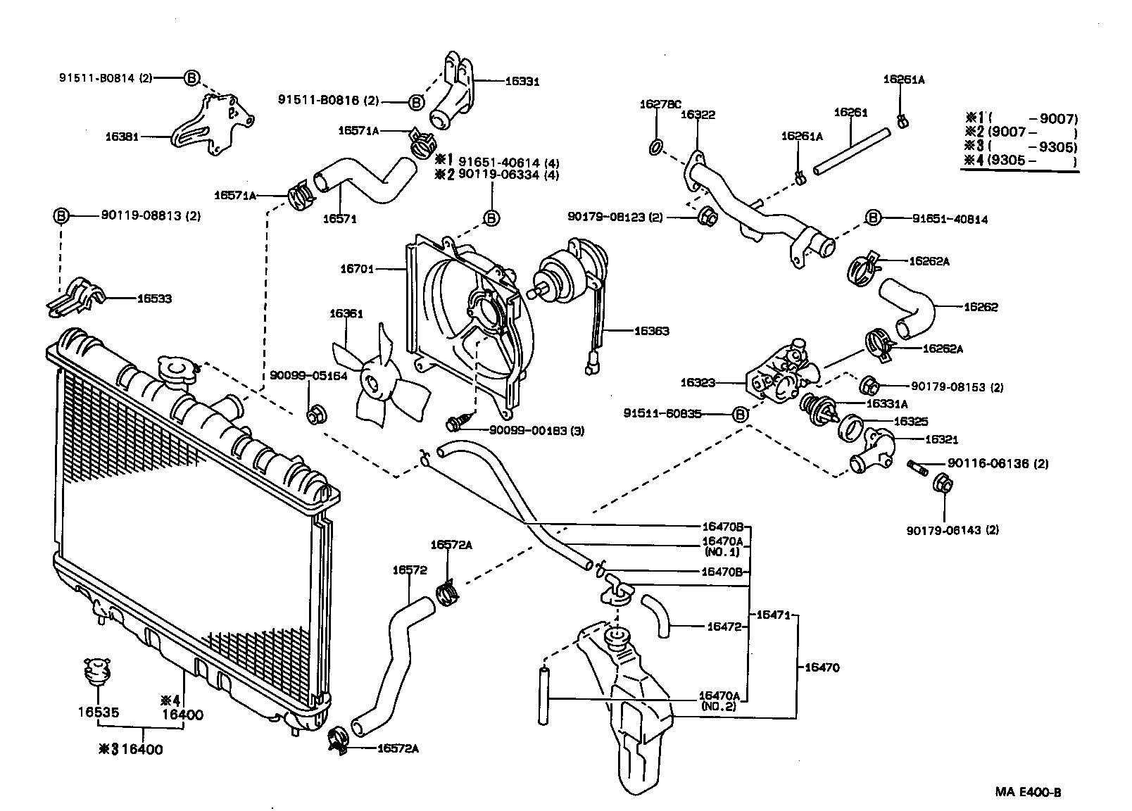 16400-15430 RADIATOR ASSY product image