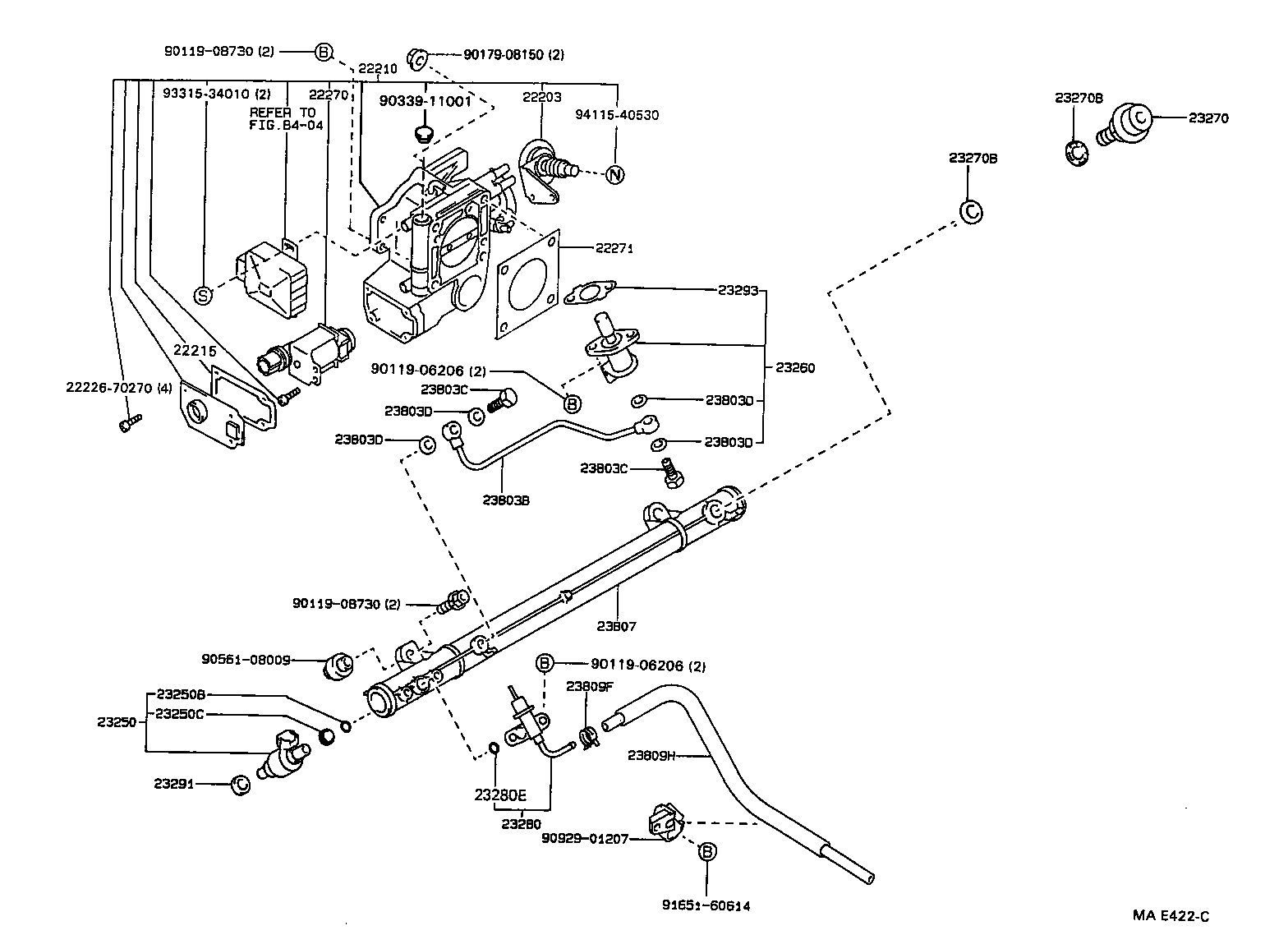 16283-70020 HOSE, WATER BY-PASS, NO.3 product image