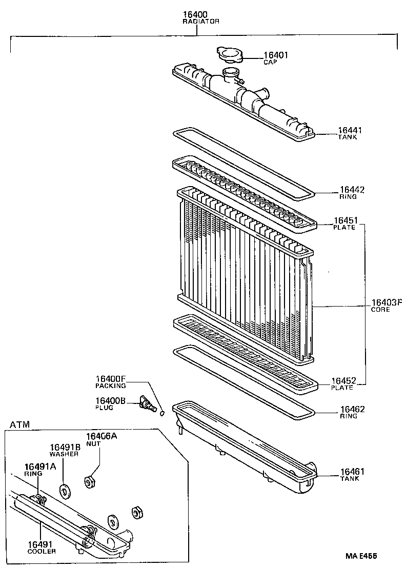 99555-00300 HOSE, WATER BY-PASS product image
