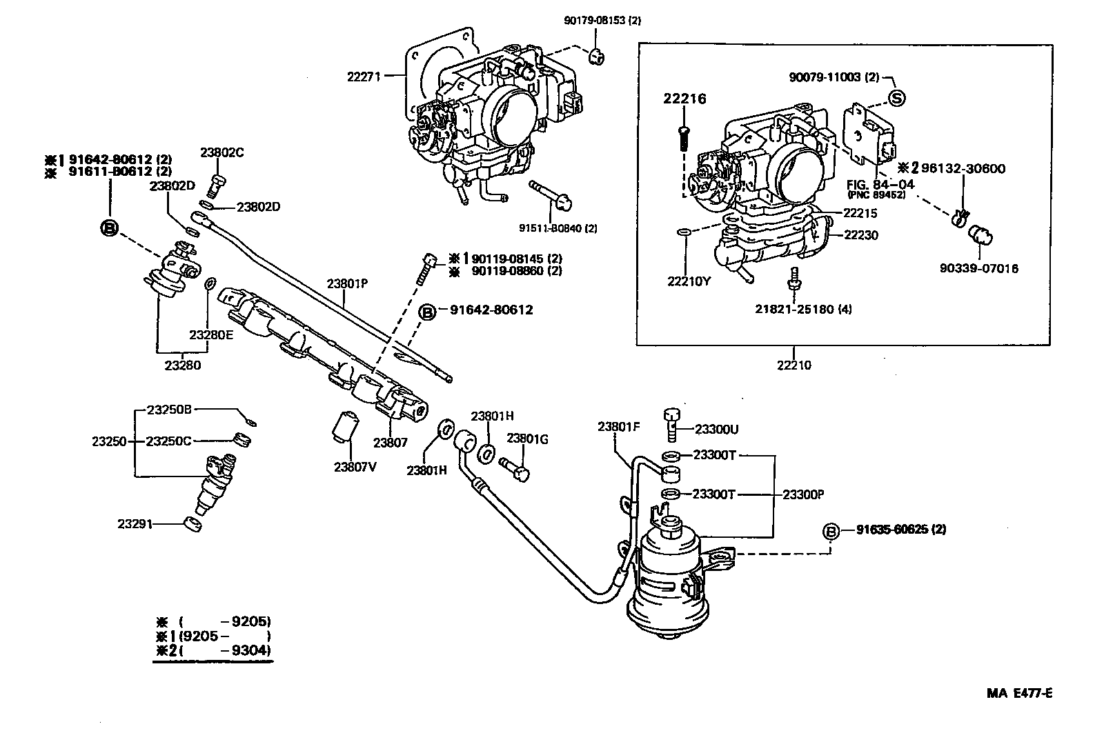 23280-11060 REGULATOR ASSY, FUEL PRESSURE product image
