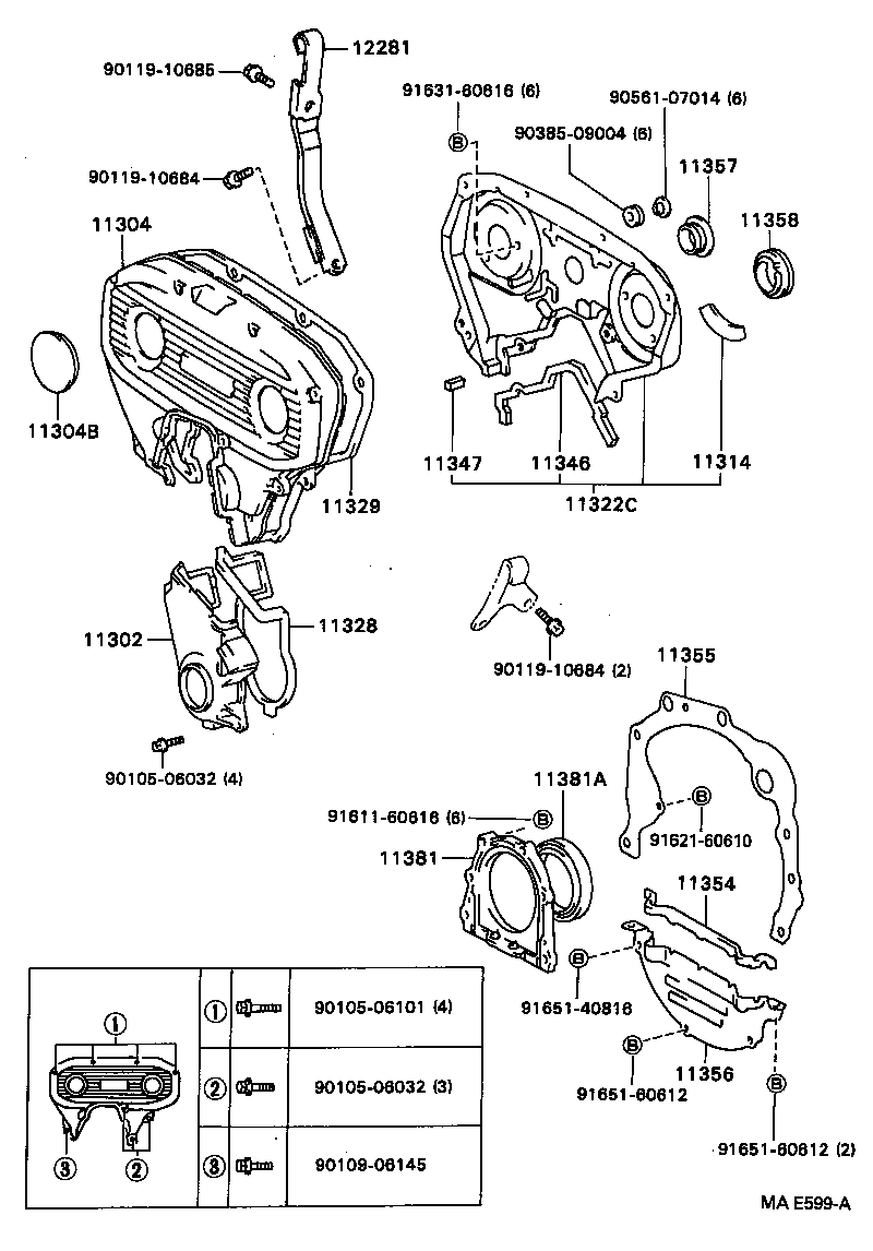 11354-62020 SEAL, FLYWHEEL HOUSING DUST product image