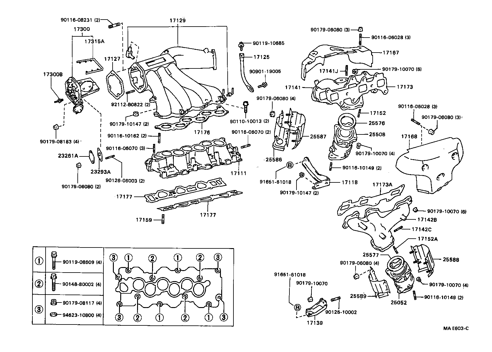 17167-62020 INSULATOR, EXHAUST MANIFOLD HEAT, NO.1 product image