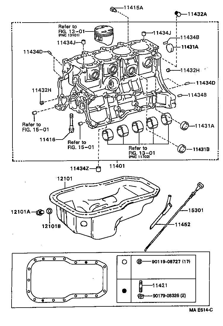 90116-06098 BOLT, STUD(FOR OIL PAN) product image