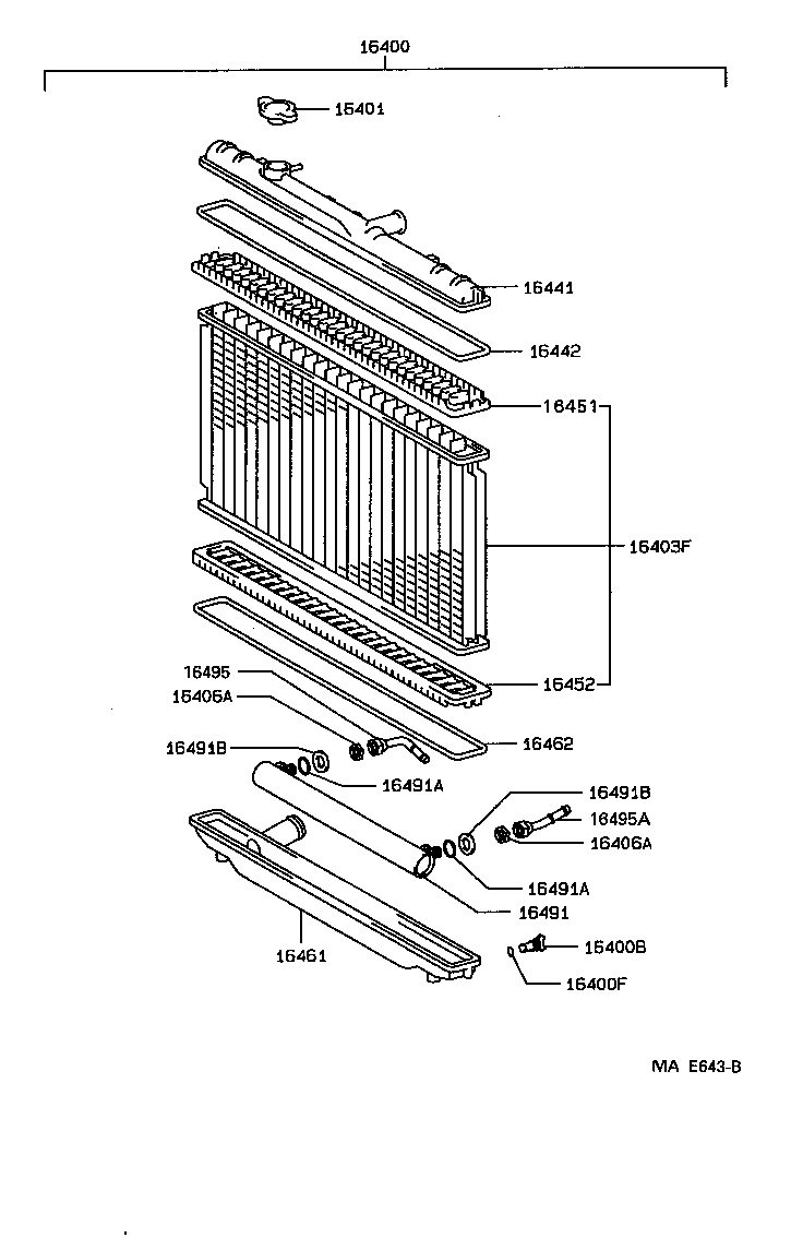 16264-20010 HOSE, WATER BY-PASS, NO.2 product image