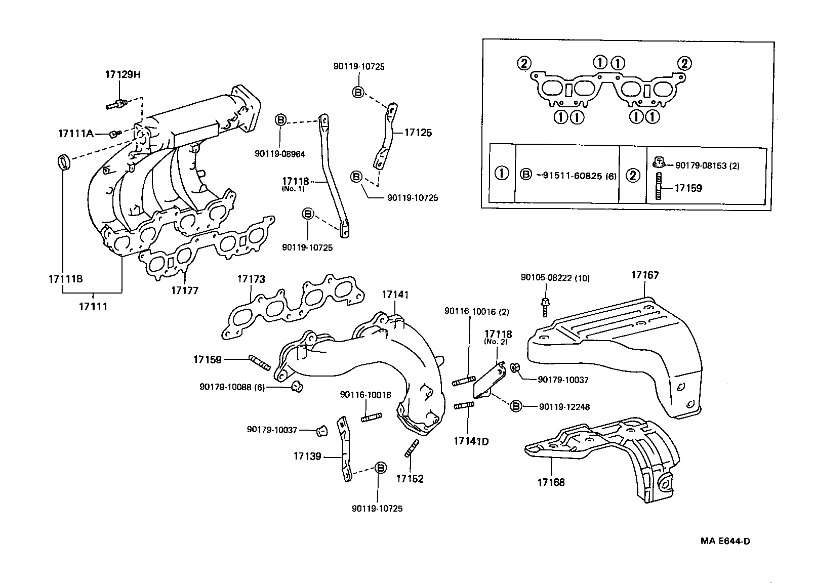 17101-20010 MANIFOLD, INTAKE product image