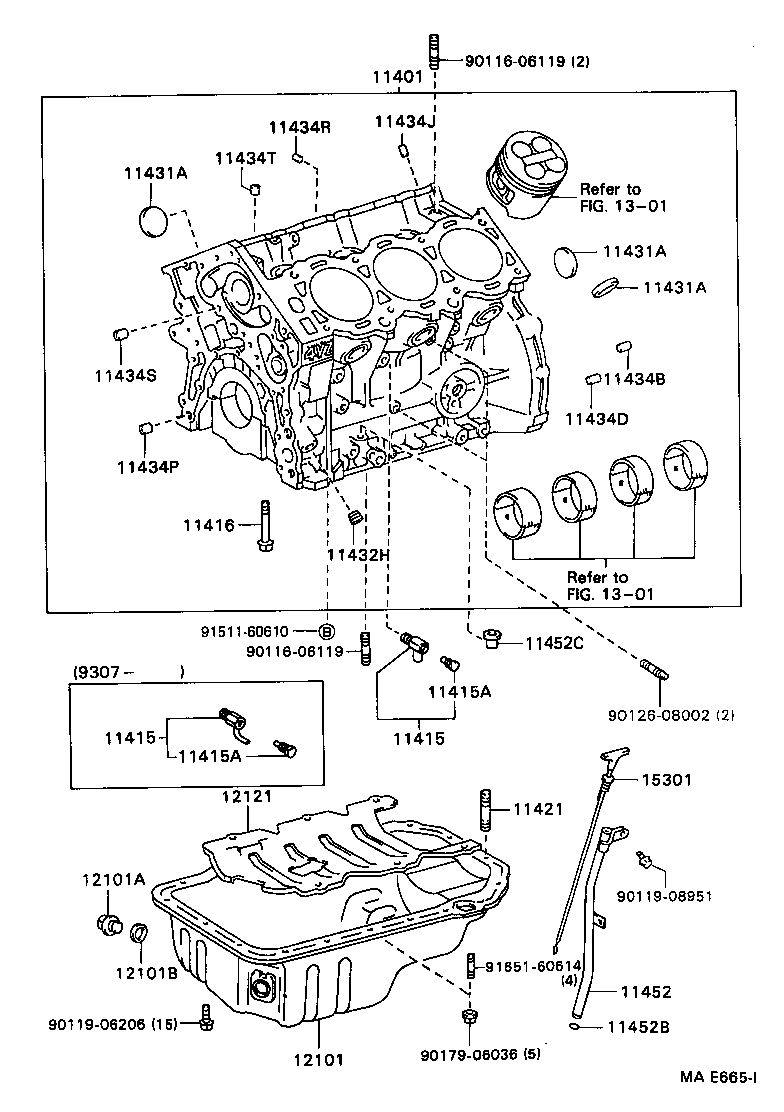 90116-06098 BOLT, STUD(FOR OIL PAN) product image