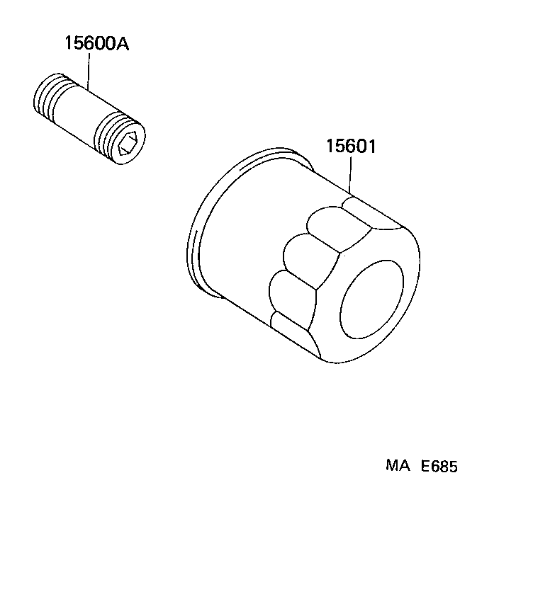 15188-11011 RING, O, NO.1(FOR OIL FILTER) product image