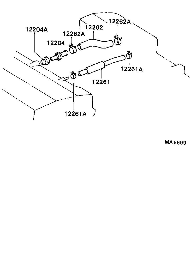 90467-14017 CLIP(FOR VENTILATION HOSE NO.2) product image