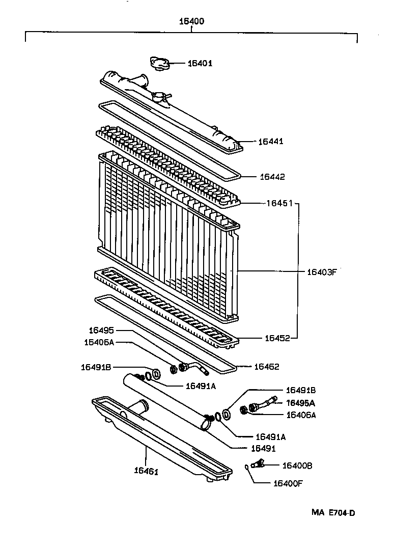 16268-03052 PIPE, WATER BY-PASS, NO.1 product image
