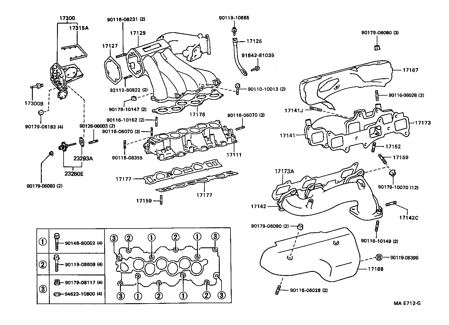 17101-20010 MANIFOLD, INTAKE product image