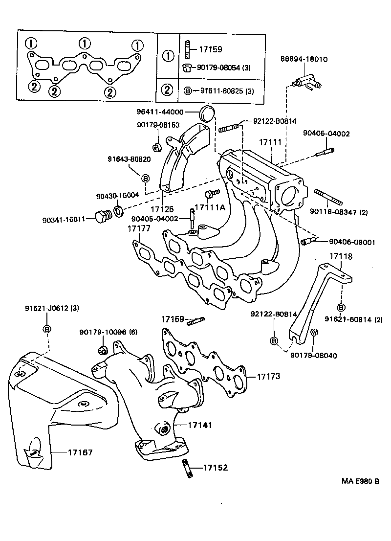 25591-11060 BRACKET, MANIFOLD SUPPORT product image