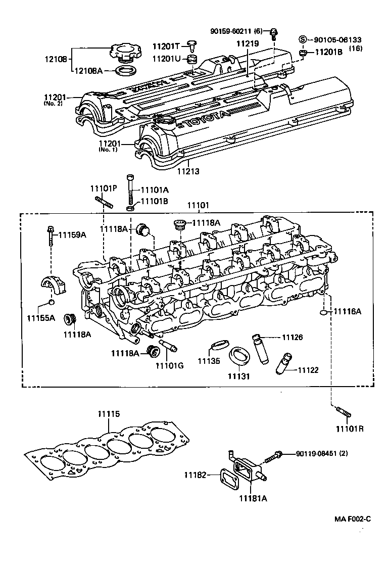 11101-54141 HEAD SUB-ASSY, CYLINDER product image