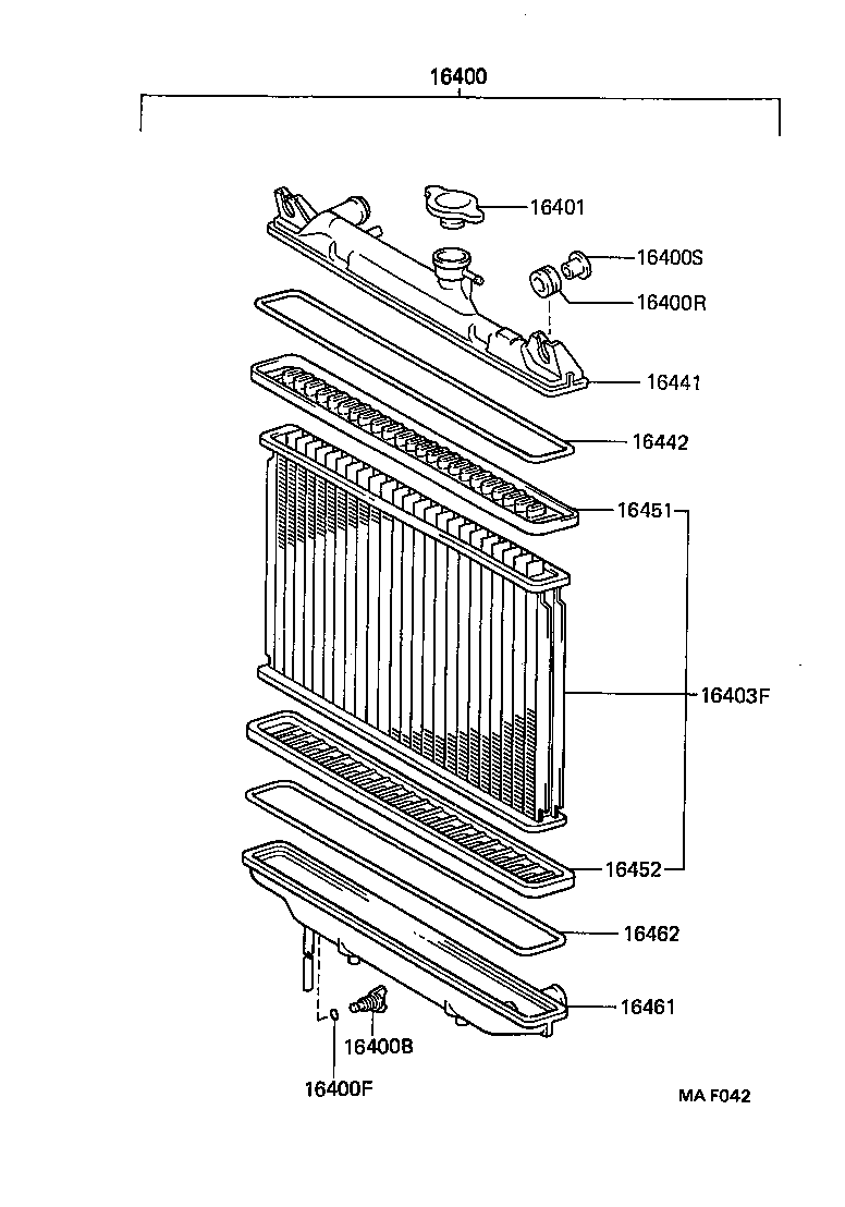 17175-72010 GASKET, WATER BY-PASS product image