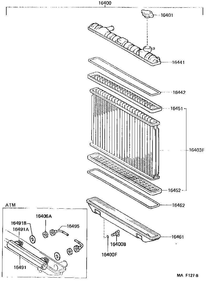 16267-54040 HOSE, WATER BY-PASS, NO.3 product image