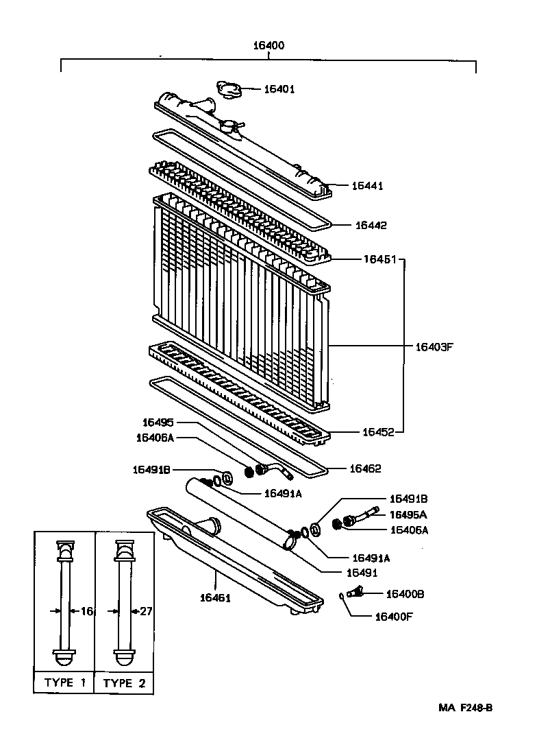16264-20010 HOSE, WATER BY-PASS, NO.2 product image