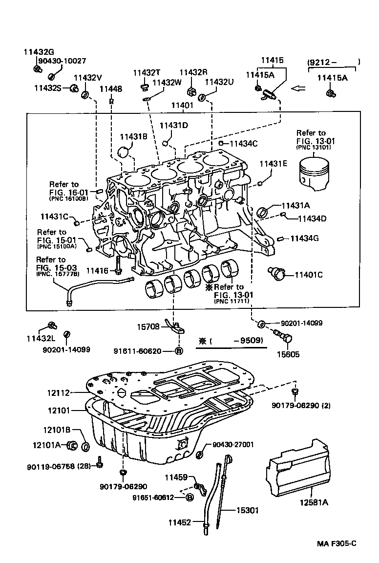 11401-69677 BLOCK SUB-ASSY, CYLINDER product image