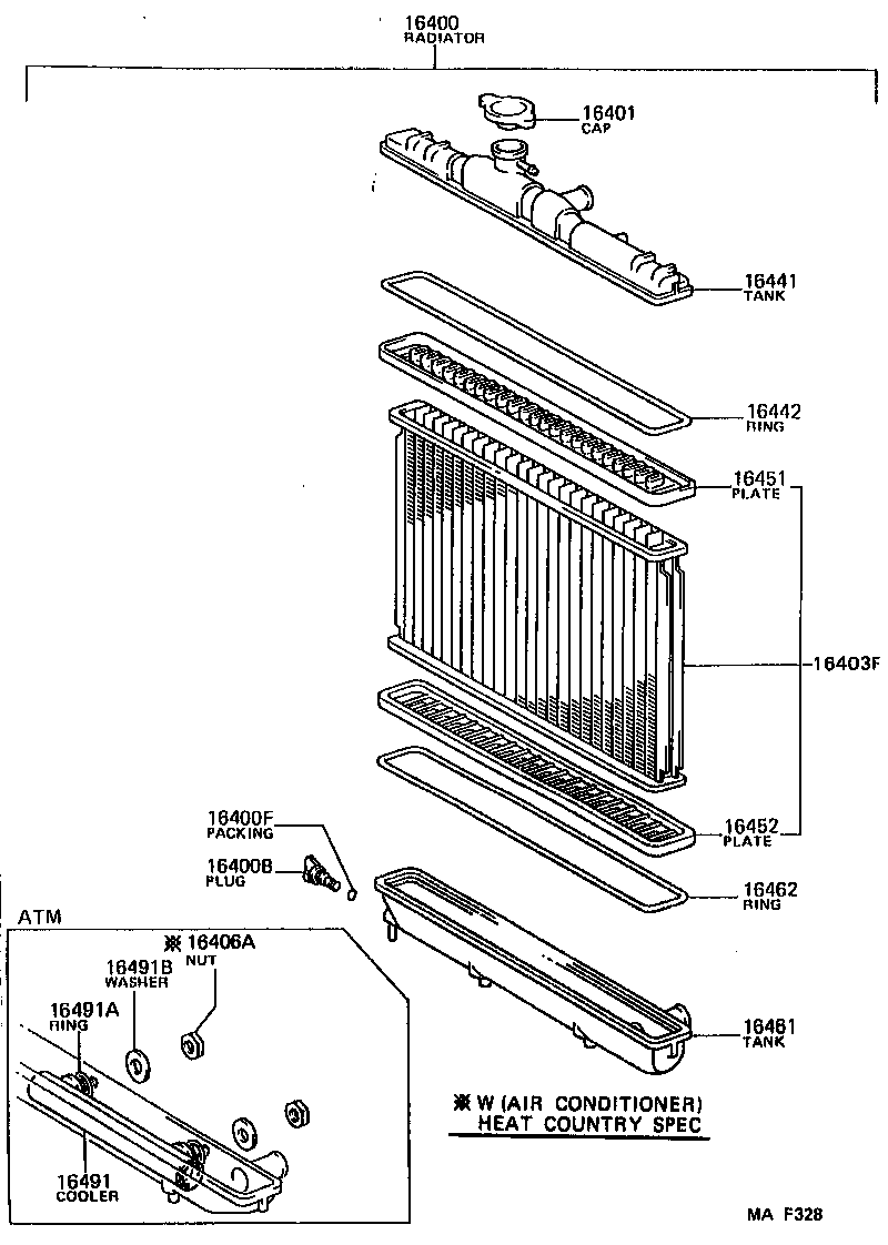 16405-11070 CAP SUB-ASSY, RESERVE TANK product image