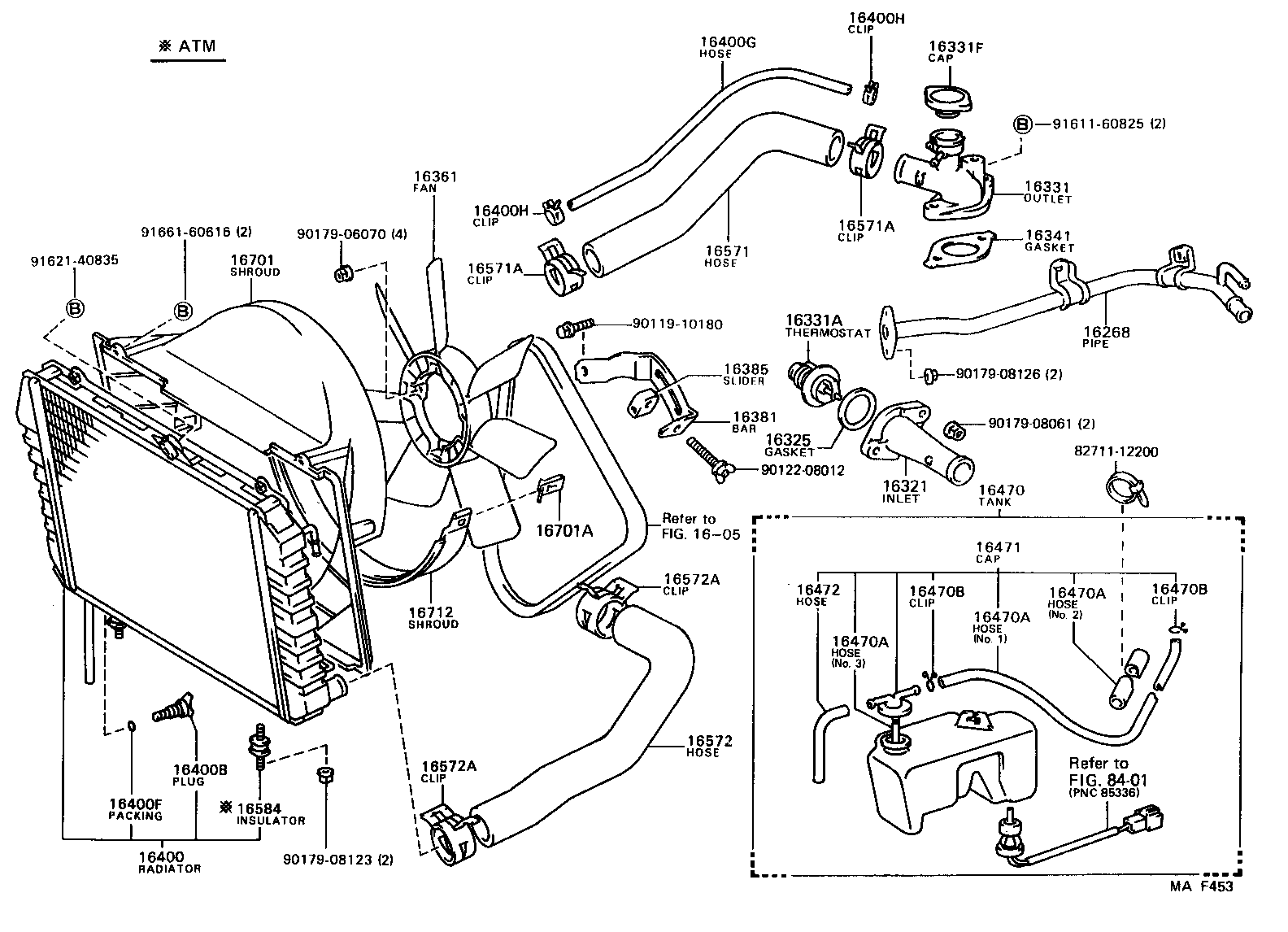 16577-13030 PIPE, RADIATOR, NO.7 product image