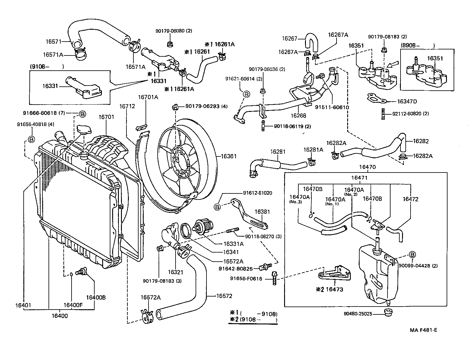 16401-08010 CAP SUB-ASSY, RADIATOR product image