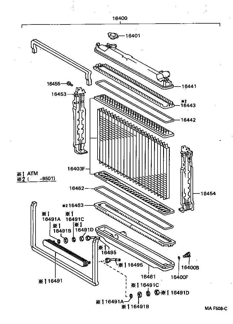 16028-17010 PIPE SUB-ASSY, TURBO WATER, NO.2 product image