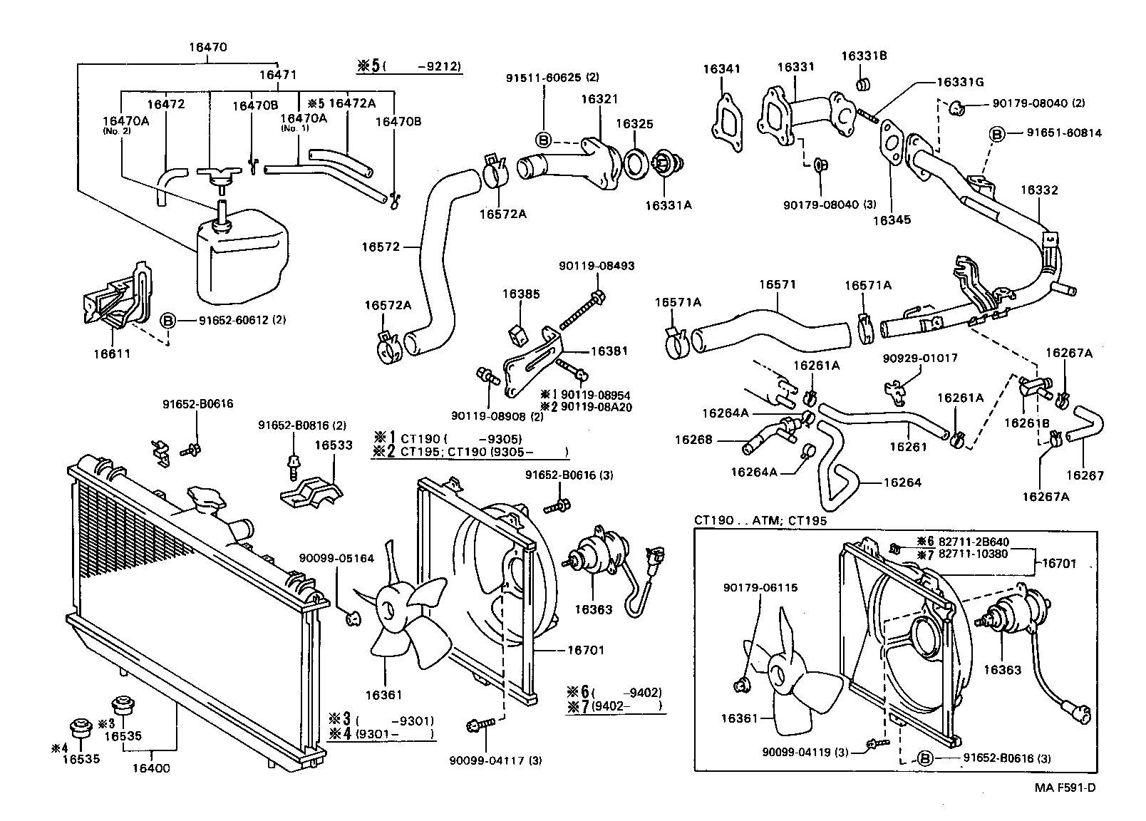 16472-64170 HOSE OR PIPE(FOR RADIATOR RESERVE TANK) product image