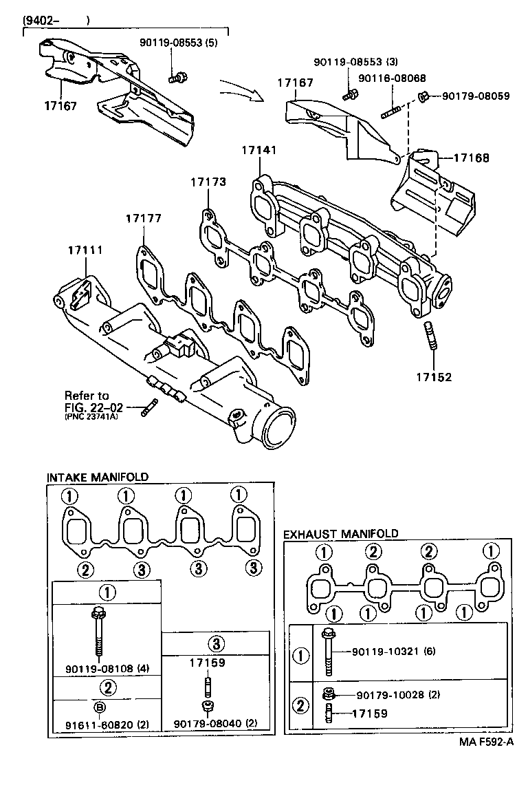 17101-02060 MANIFOLD, INTAKE product image