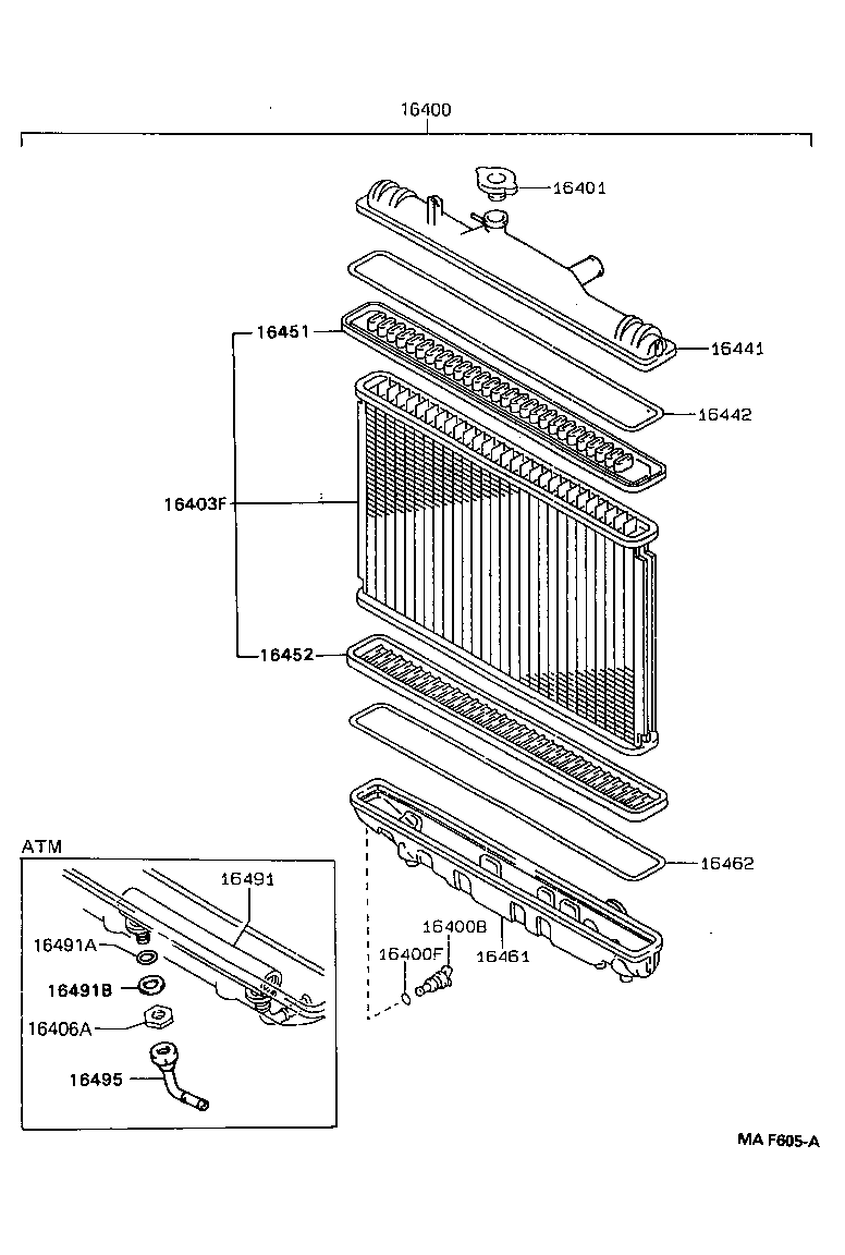 16268-74190 PIPE, WATER BY-PASS, NO.1 product image