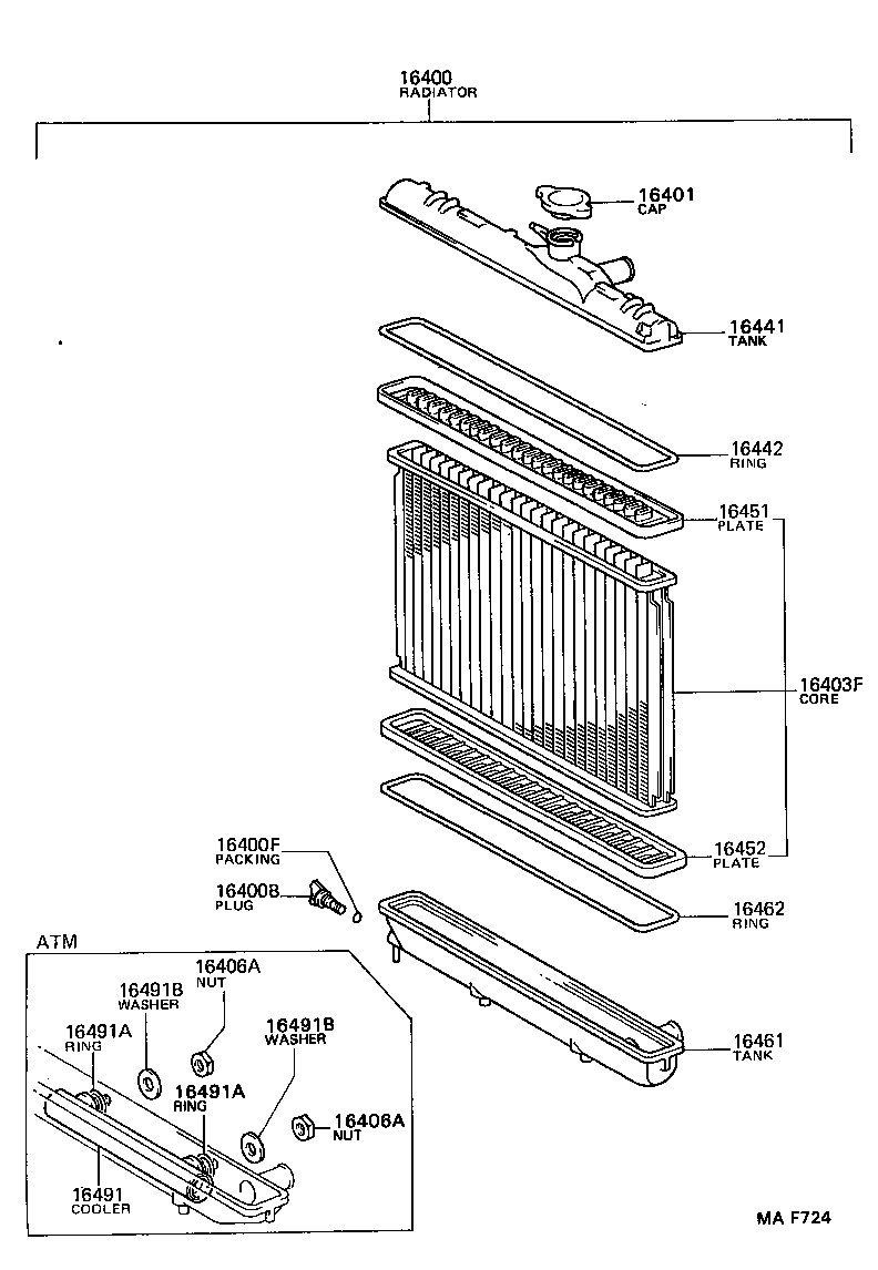 16325-63011 GASKET, WATER INLET HOUSING, NO.1 product image
