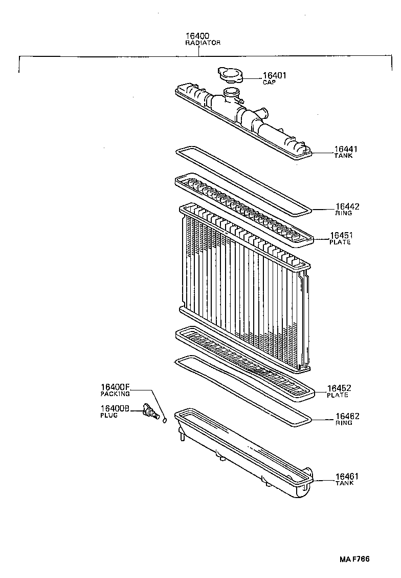16268-64061 PIPE, WATER BY-PASS, NO.1 product image