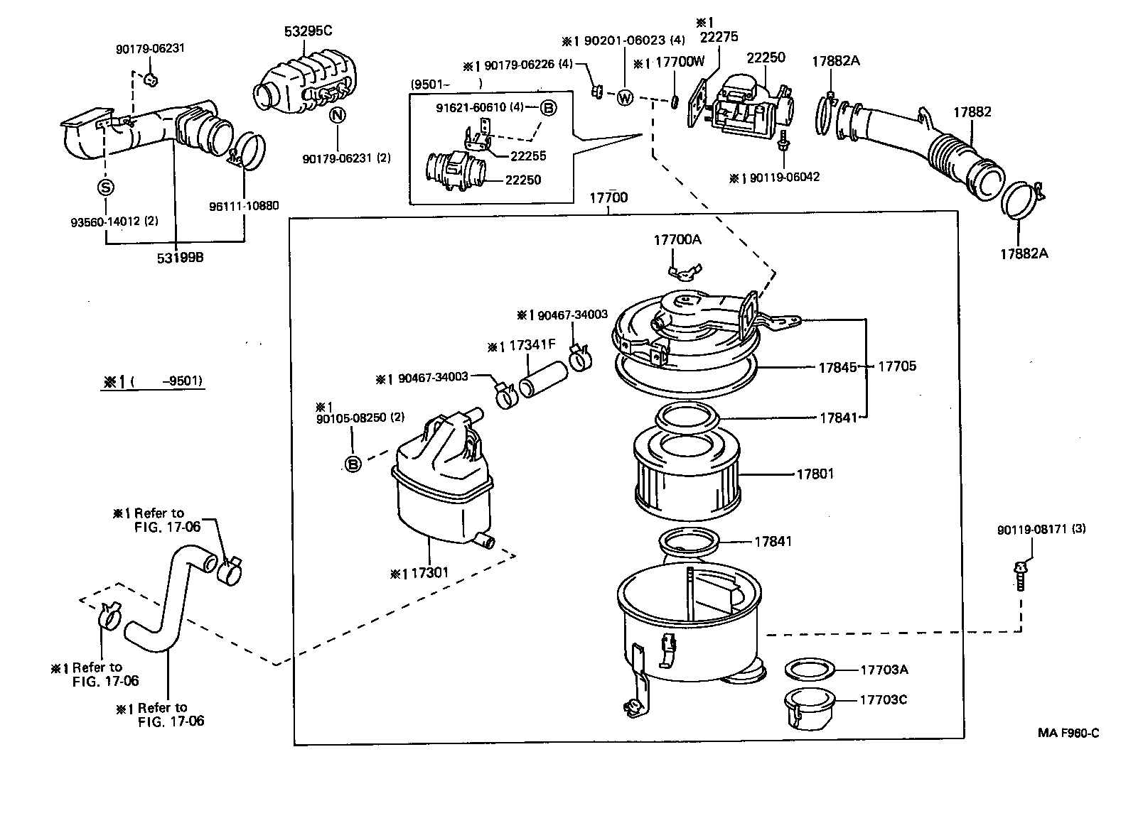 17705-66110 CAP SUB-ASSY, AIR CLEANER product image